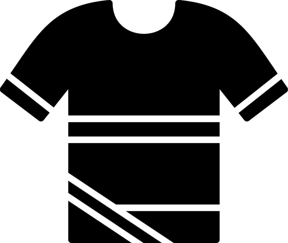 shirt glyph icoon vector