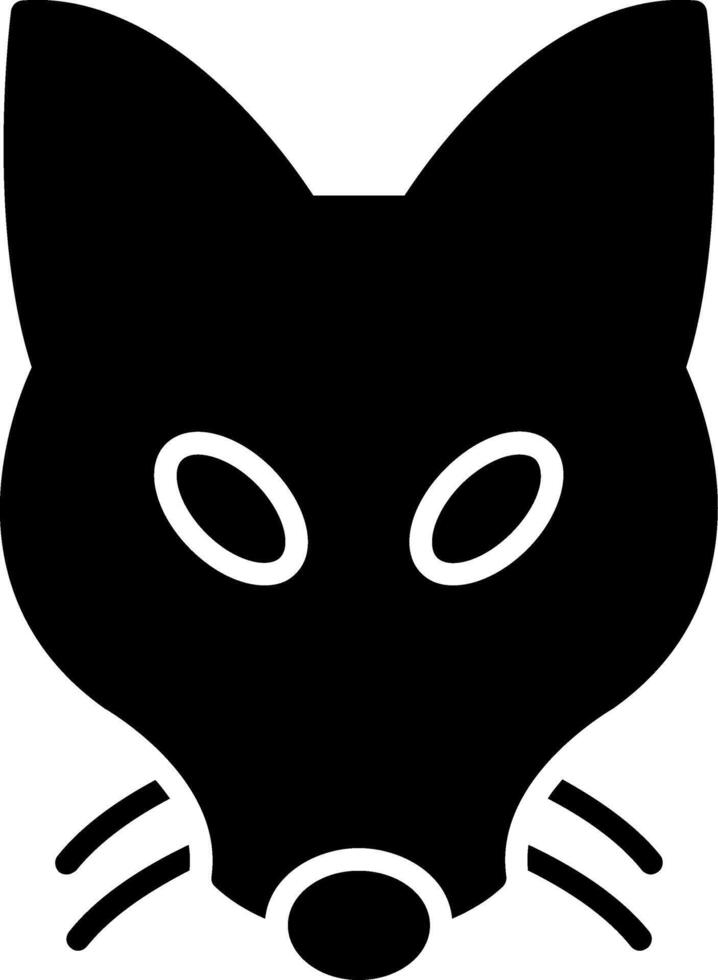 vos glyph icoon vector