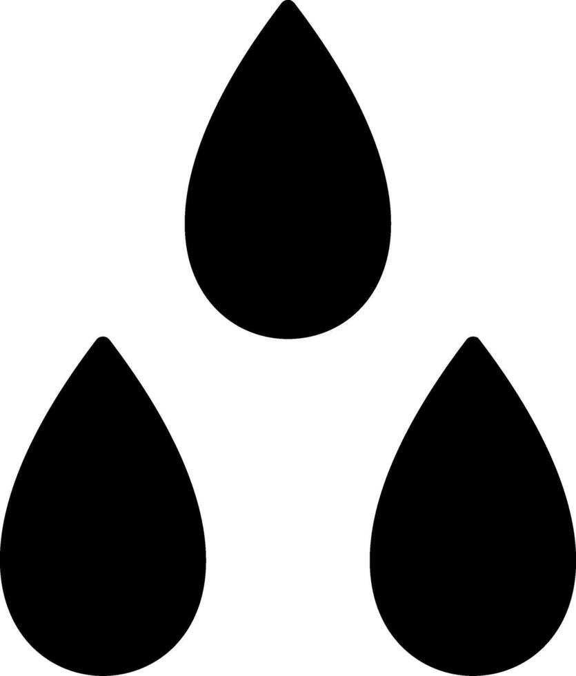 waterdruppel glyph-pictogram vector