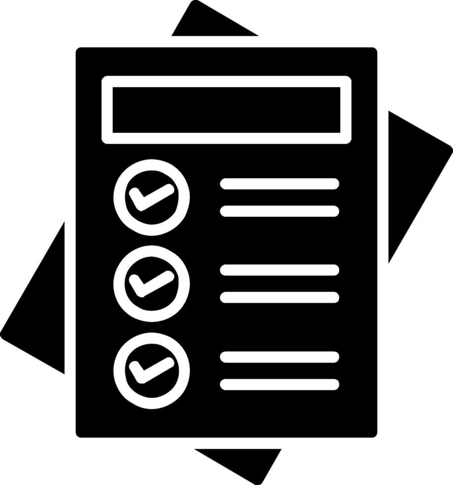 notities glyph-pictogram vector