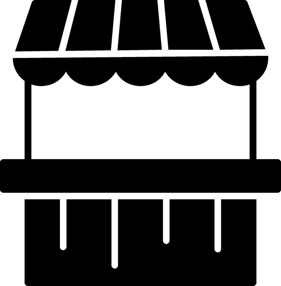 boer markt glyph icoon vector