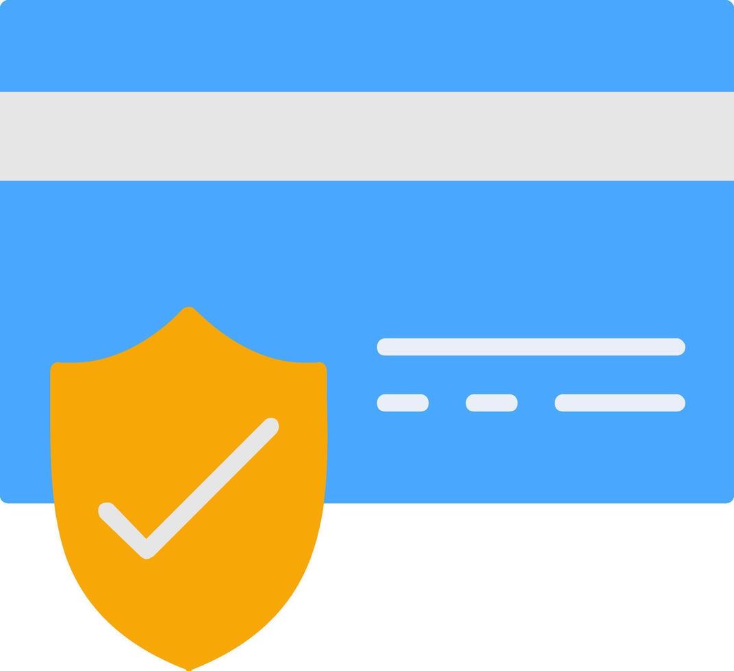 beveiligen betalingen vlak icoon vector