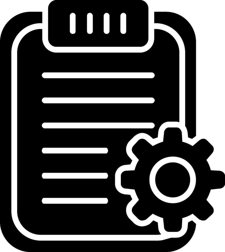 klembord glyph-pictogram vector