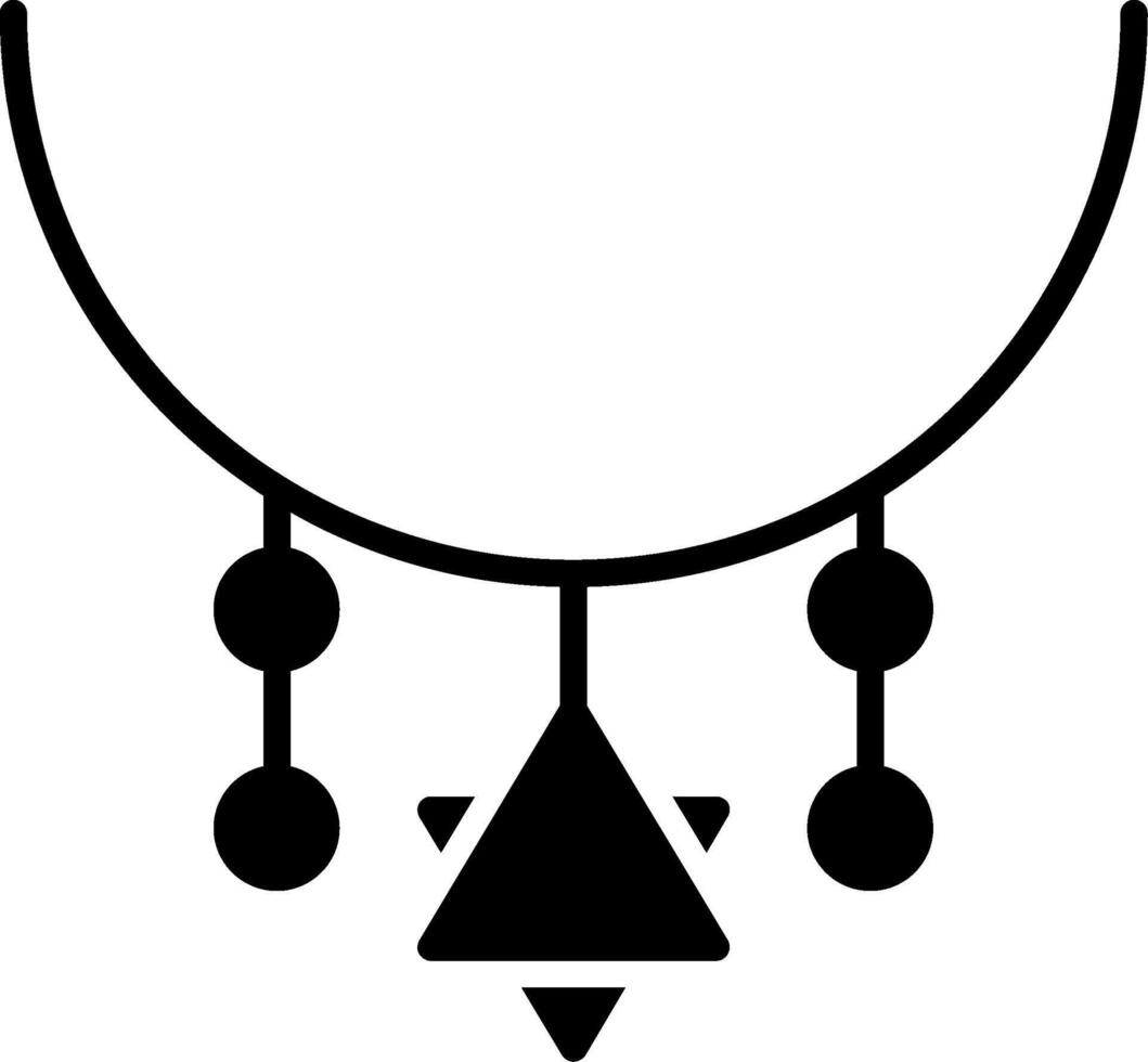 ketting glyph icoon vector