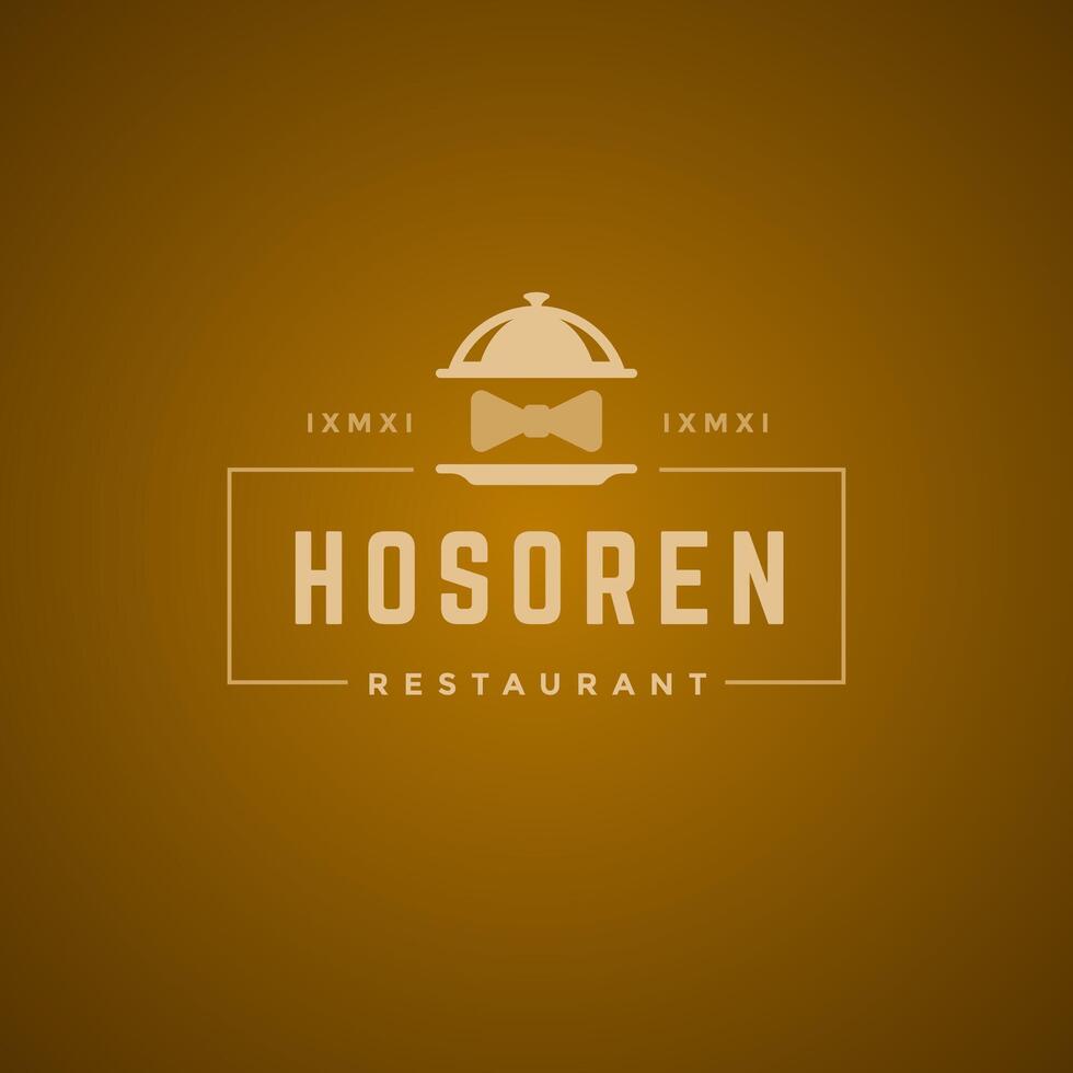 restaurant cloche ontwerp element vector