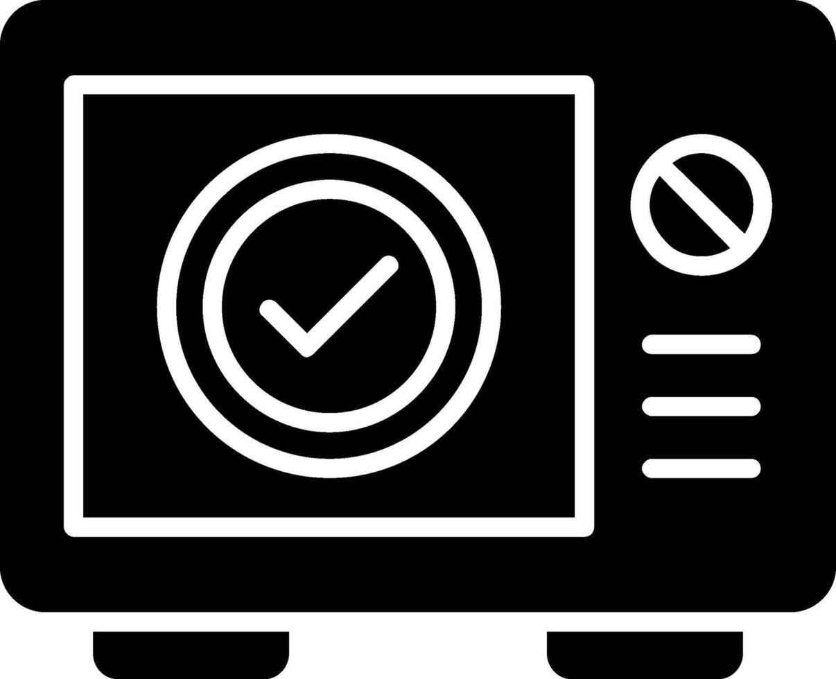 magnetron glyph-pictogram vector