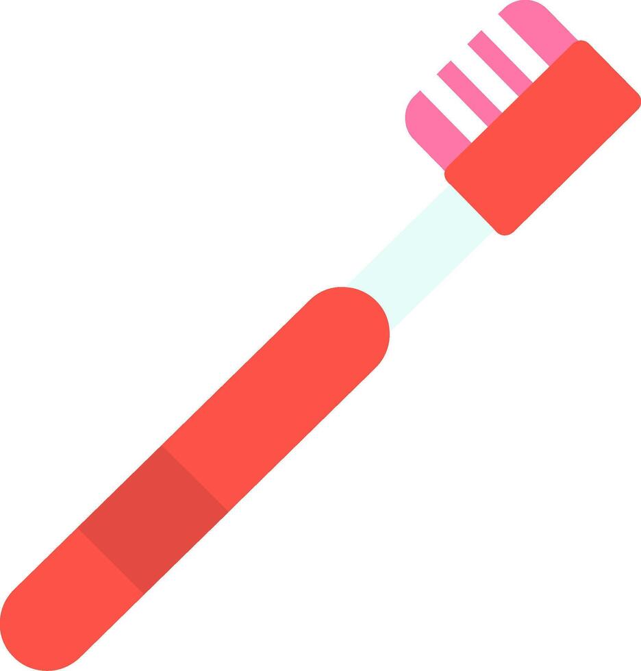 tandenborstel platte pictogram vector