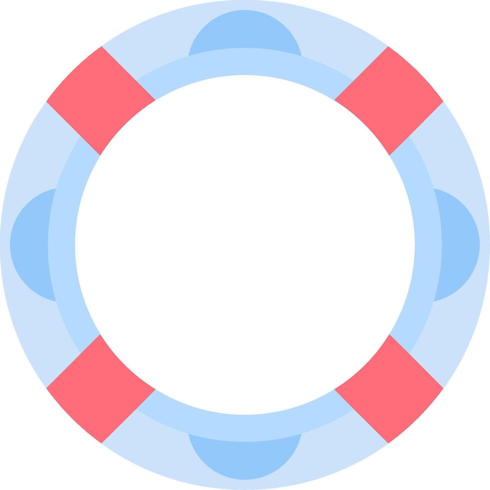 rubber ring vlak icoon vector