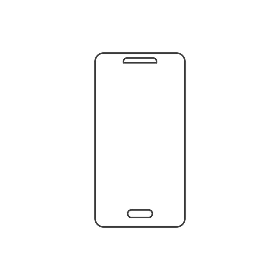 mobiel telefoon icoon. smartphone symbool. illustratie logo vector