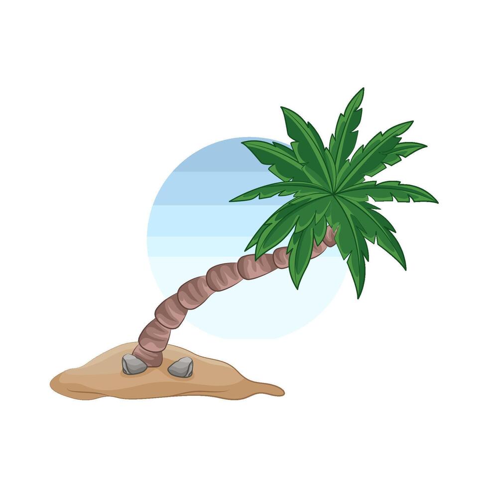 illustratie van palm boom vector