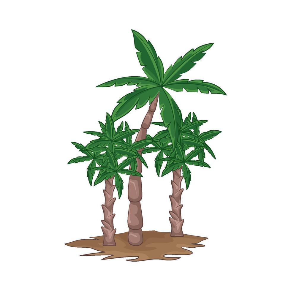 illustratie van palm boom vector