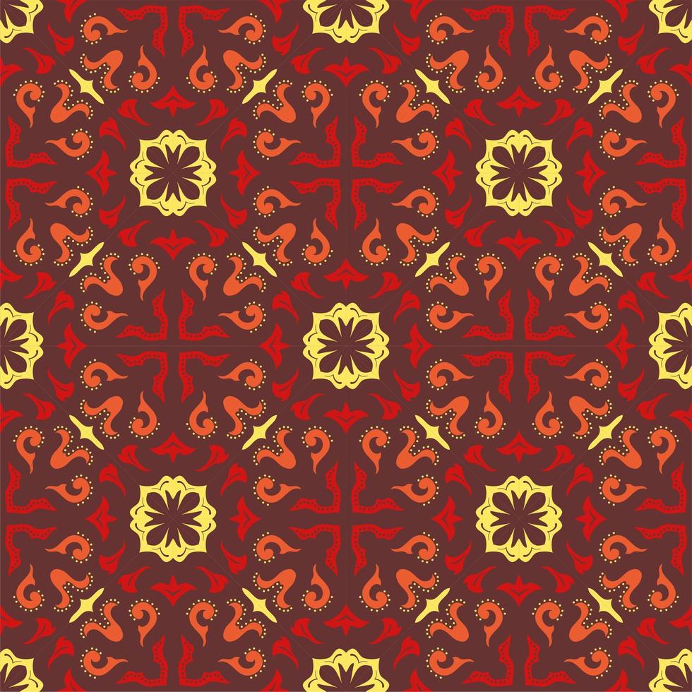 drie kleuren patroon ornament vorm. eenvoudige naadloze abstracte achtergrond vector