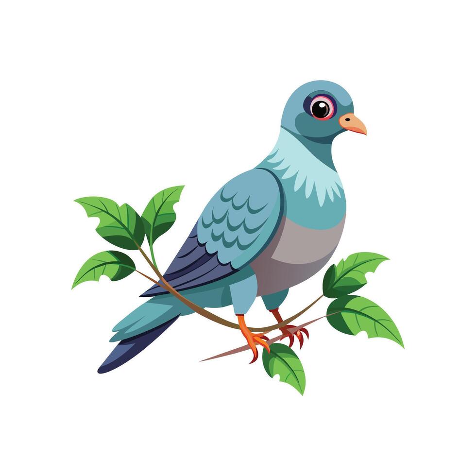 realistisch duivenvogel concept illustratie vector