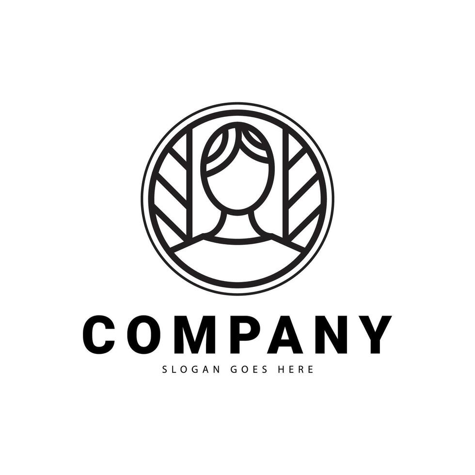vrouwen logo, geschikt voor uw bedrijf logo vector