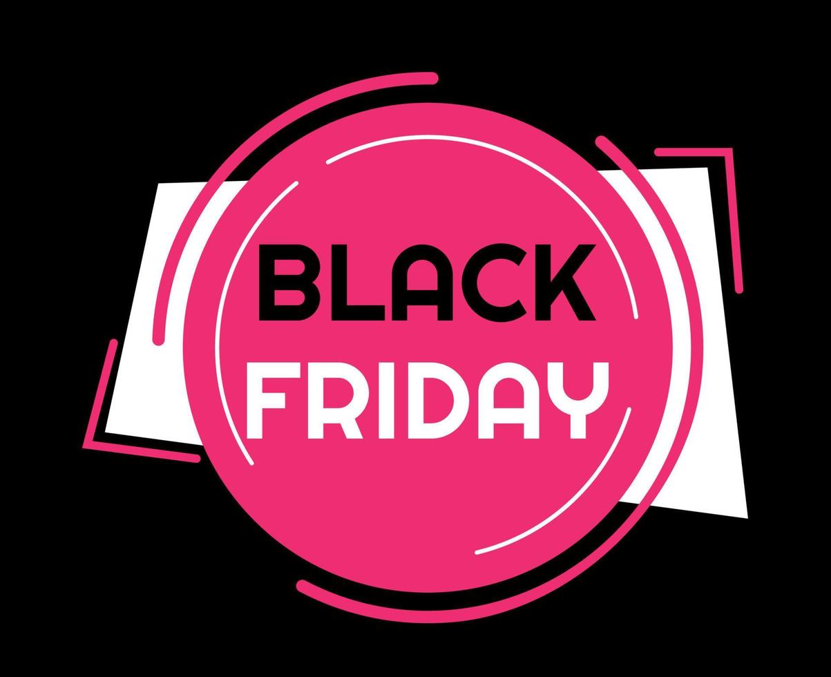 zwarte vrijdag ontwerp vector vakantie illustratie reclame 29 november wit en roze abstracte verkoop