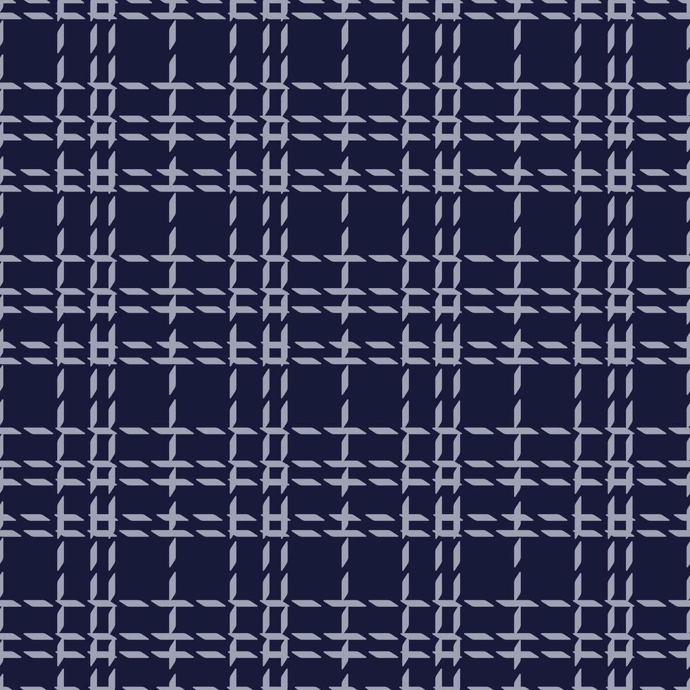 een plaid kleding stof ontwerp tattersall patroon. minimaal abstract geo- lineal klassiek Schotse ruit controleren achtergrond vector