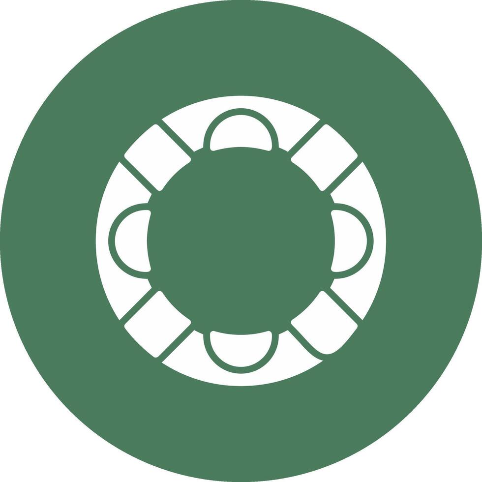 rubber ring glyph multi cirkel icoon vector