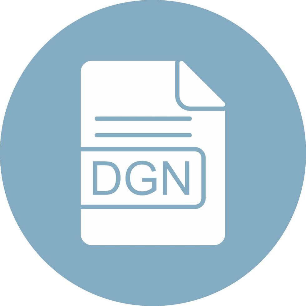 dgn het dossier formaat glyph multi cirkel icoon vector