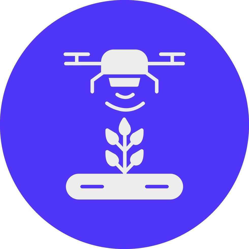 automatisch irrigator glyph multi cirkel icoon vector