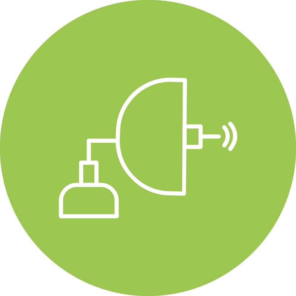 antenne lijn multi cirkel icoon vector