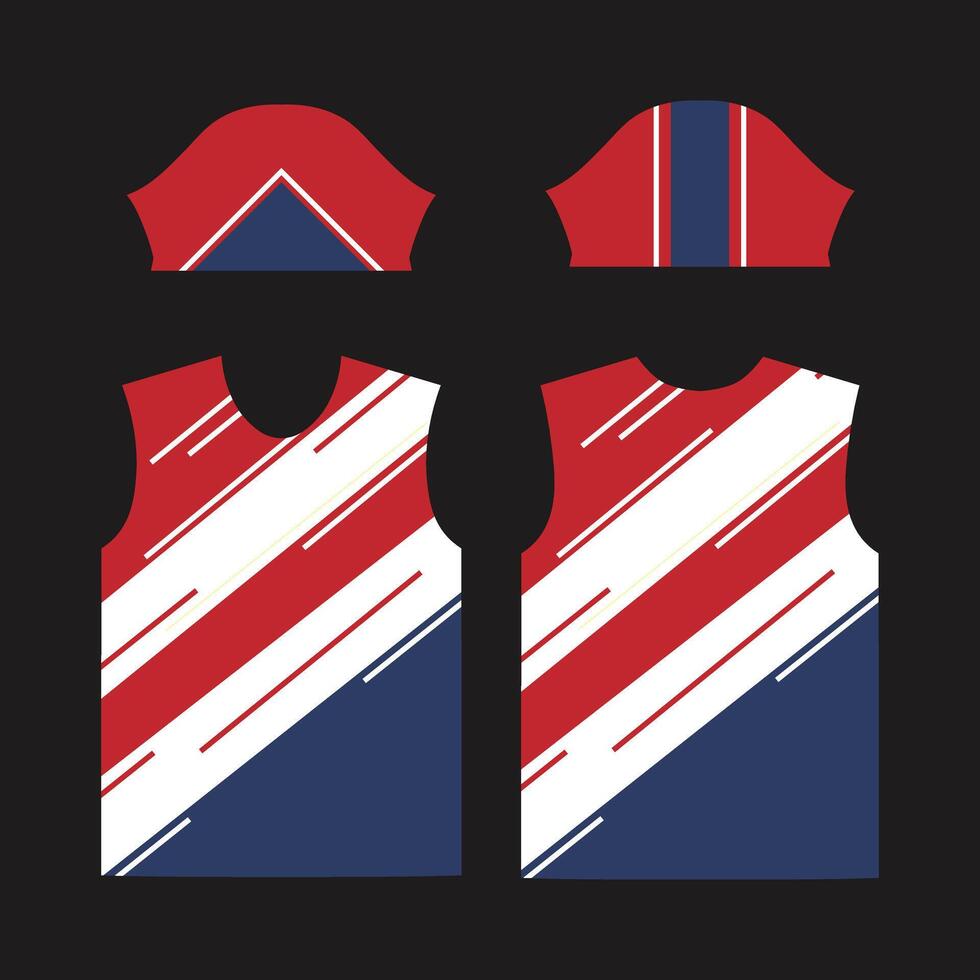 expressief sport Jersey ontwerp voor Amerikaans voetbal, voetbal, racen, gaming elementen vector