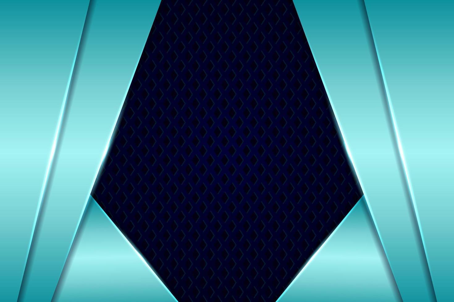 moderne technologie achtergrond premium futuristische 3d overlappende diagonale laag glanzende lichtblauwe zeshoek vector