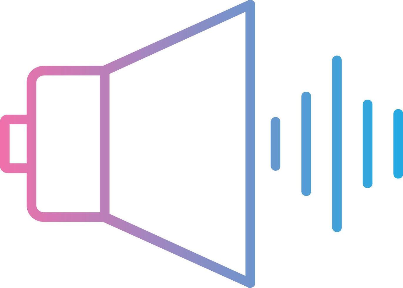 audio lijn helling icoon ontwerp vector