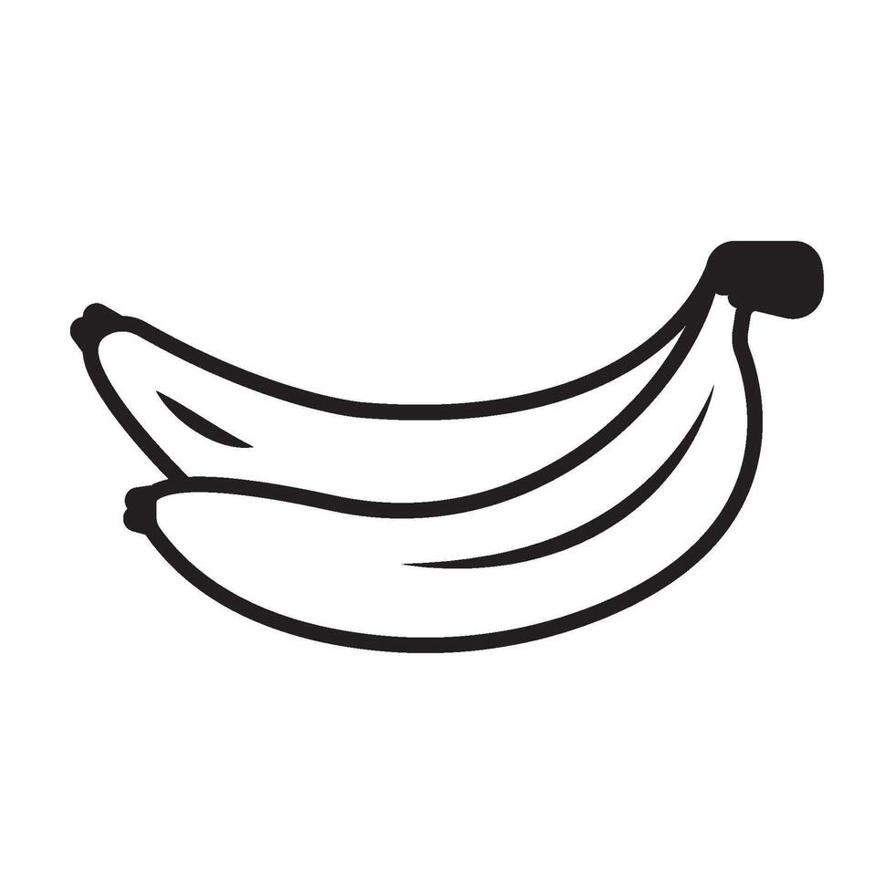 banaan icoon symbool vector