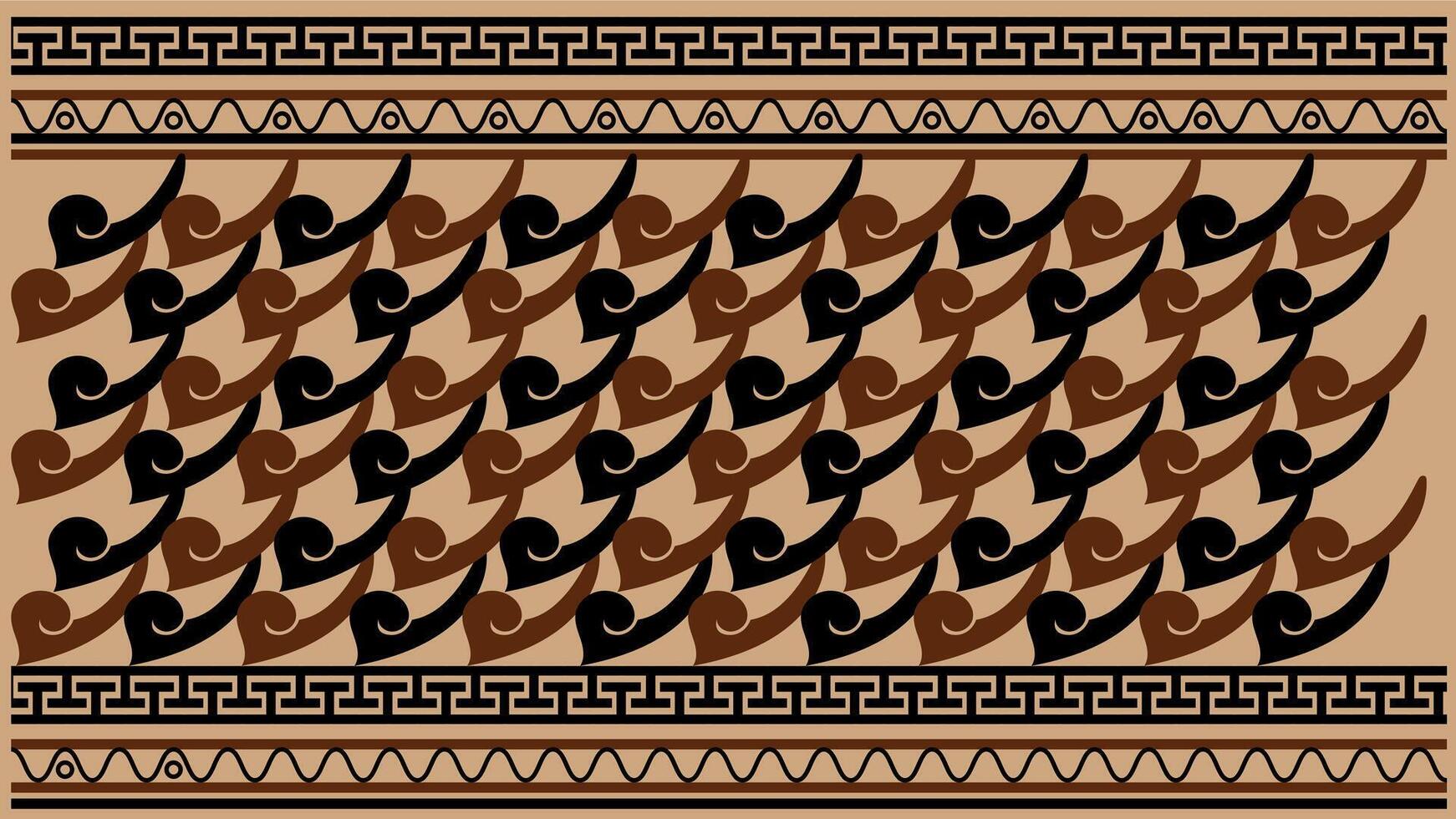 achtergrond etnisch stijl kleurrijk naadloos grens. tribal decoratief plakband polynesisch tribal aztec patroon voor t shirt, broek, kleding stof, behang, kaart sjabloon, omhulsel papier, tapijt, textiel, omslag. vector