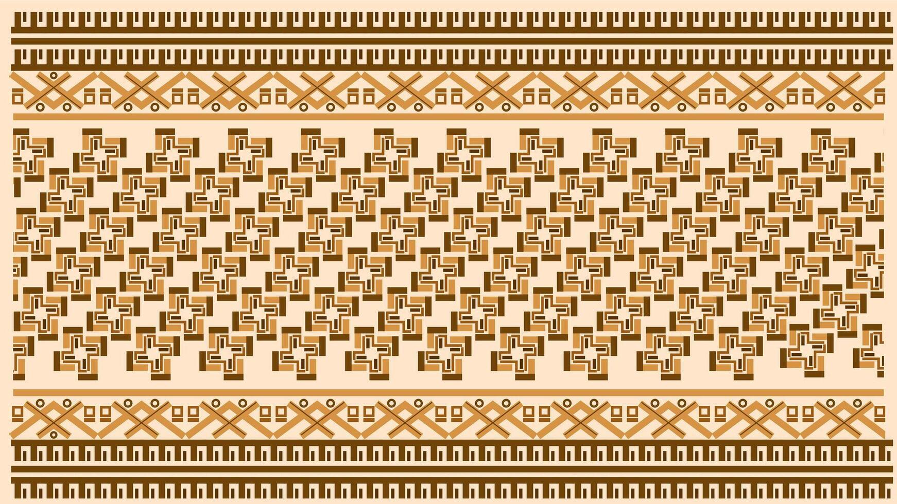 achtergrond etnisch stijl kleurrijk naadloos grens. tribal decoratief plakband polynesisch tribal aztec patroon voor t shirt, broek, kleding stof, behang, kaart sjabloon, omhulsel papier, tapijt, textiel, omslag. vector