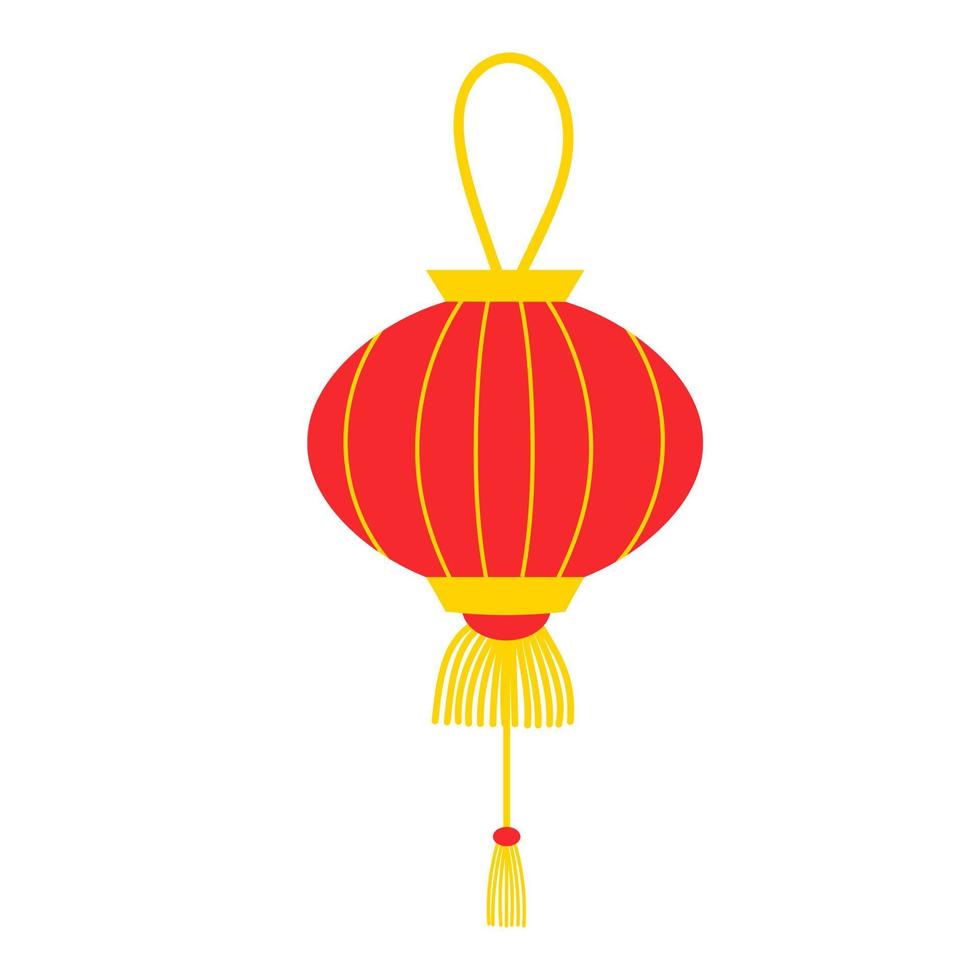 Chinese lantaarn. china nieuwjaarsdecoratie vector