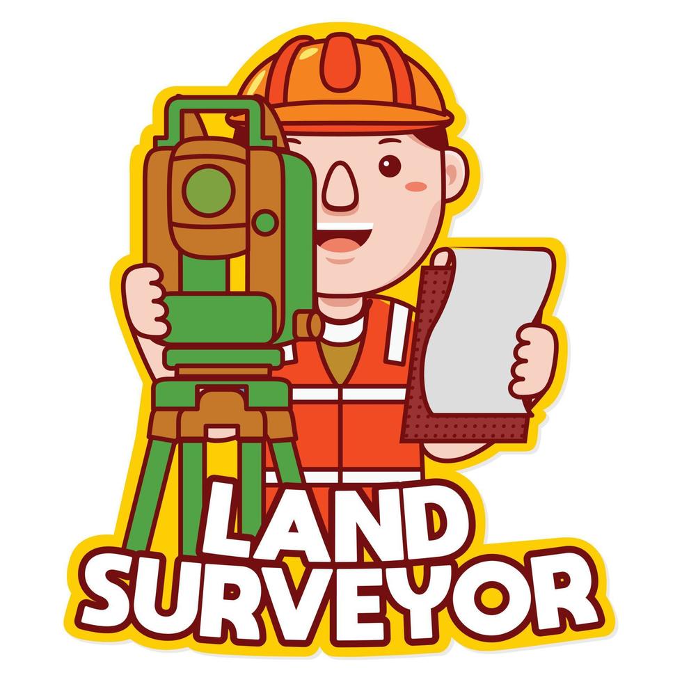 landmeter beroep logo vector