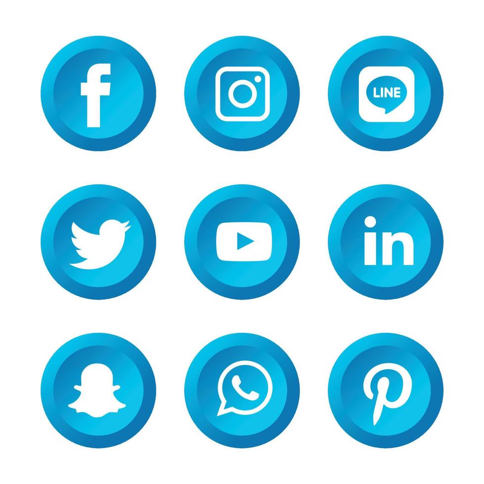 sociale media plat pictogrammen technologie, netwerk. achtergrond groep smiley face verkoop. delen, zoals, vectorillustratie twitter, youtube, whatsapp, snapchat, facebook, instagram, tiktok, tok vector