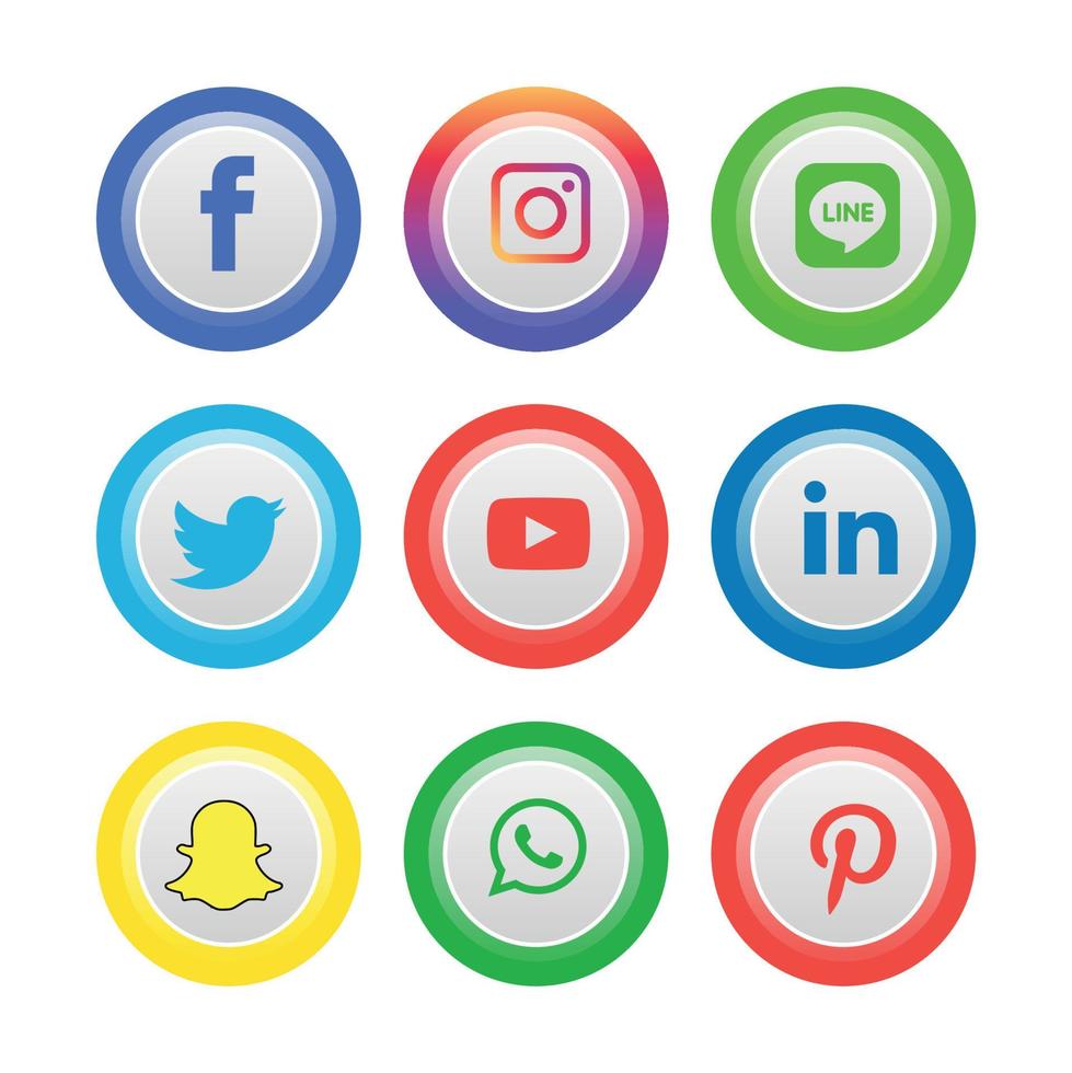 sociale media plat pictogrammen technologie, netwerk. achtergrond groep smiley face verkoop. delen, zoals, vectorillustratie twitter, youtube, whatsapp, snapchat, facebook, instagram, tiktok, tok vector