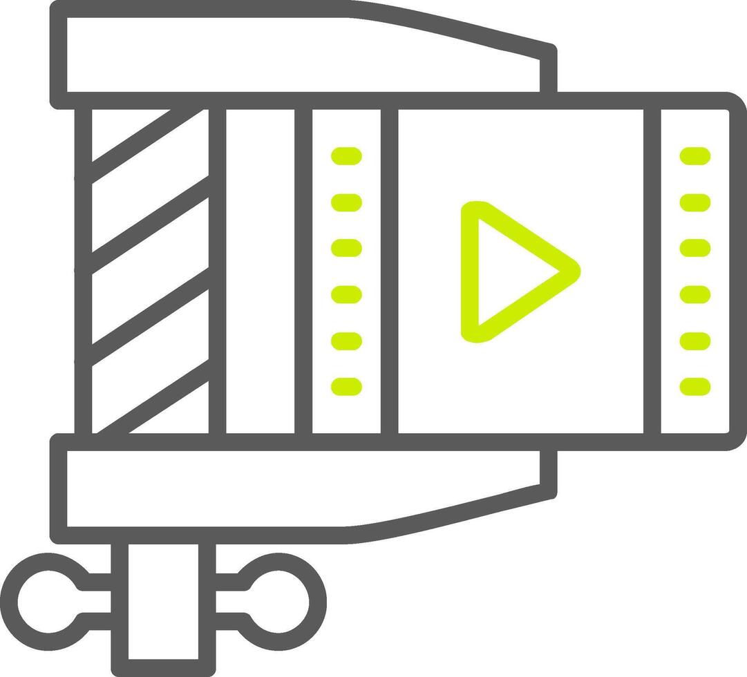 samenpersen lijn twee kleur icoon vector