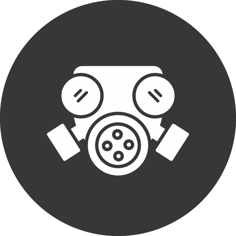 masker glyph omgekeerd pictogram vector