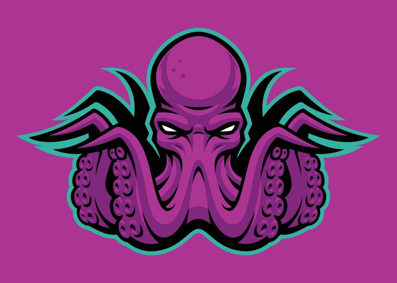 octopus vectorillustratie vector