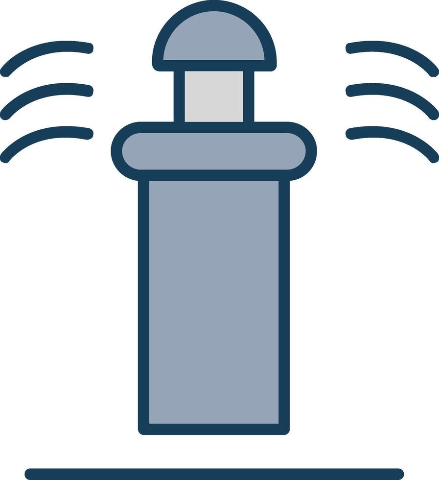 sproeier lijn gevulde grijs icoon vector