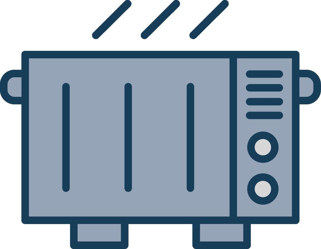 elektrisch kachel lijn gevulde grijs icoon vector