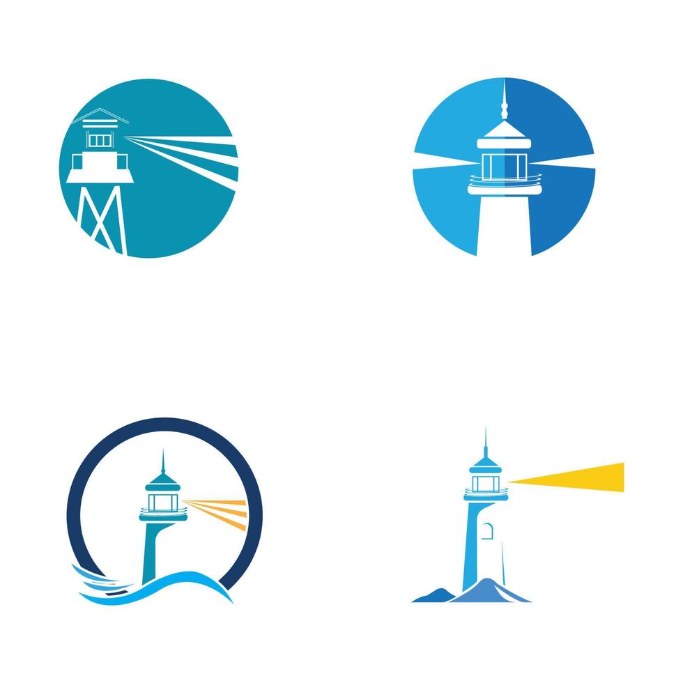 vuurtoren pictogram vectorillustratie vector