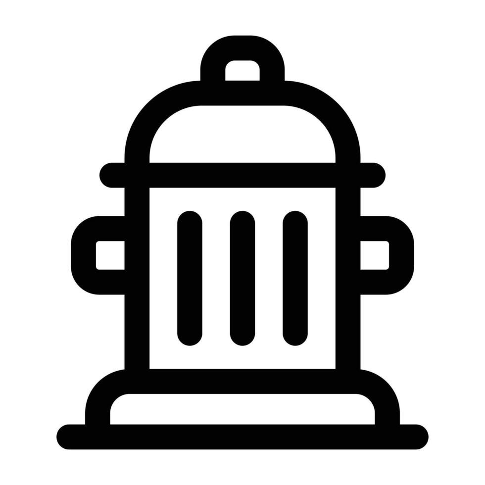 gemakkelijk brand hydrant icoon. de icoon kan worden gebruikt voor websites, afdrukken Sjablonen, presentatie Sjablonen, illustraties, enz vector