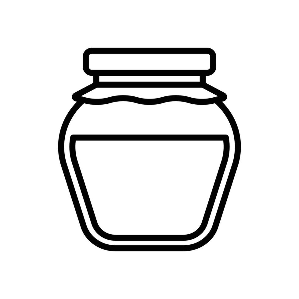 jam pot icoon ontwerp sjabloon gemakkelijk en schoon vector