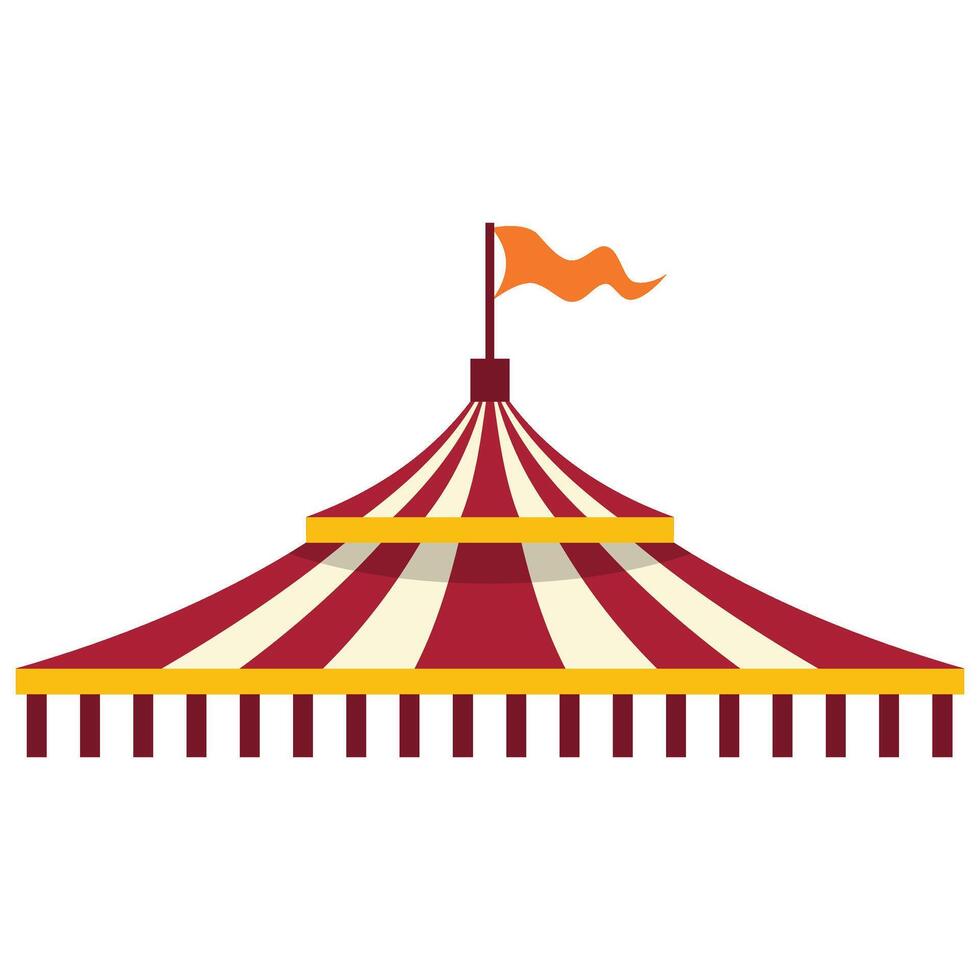 carnaval circus tent vector