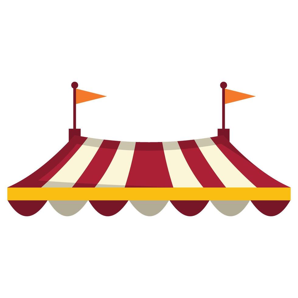 carnaval circus tent vector