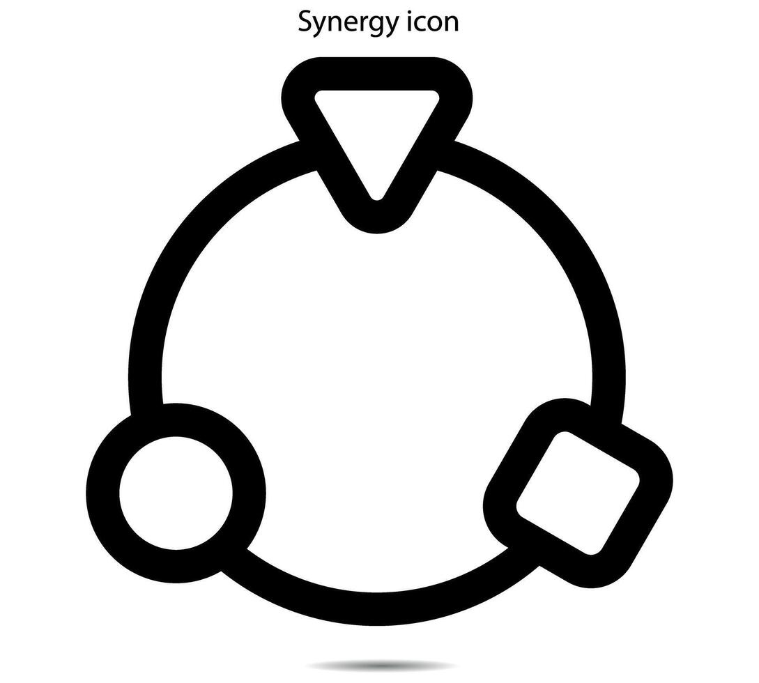 synergie icoon, illustrator vector