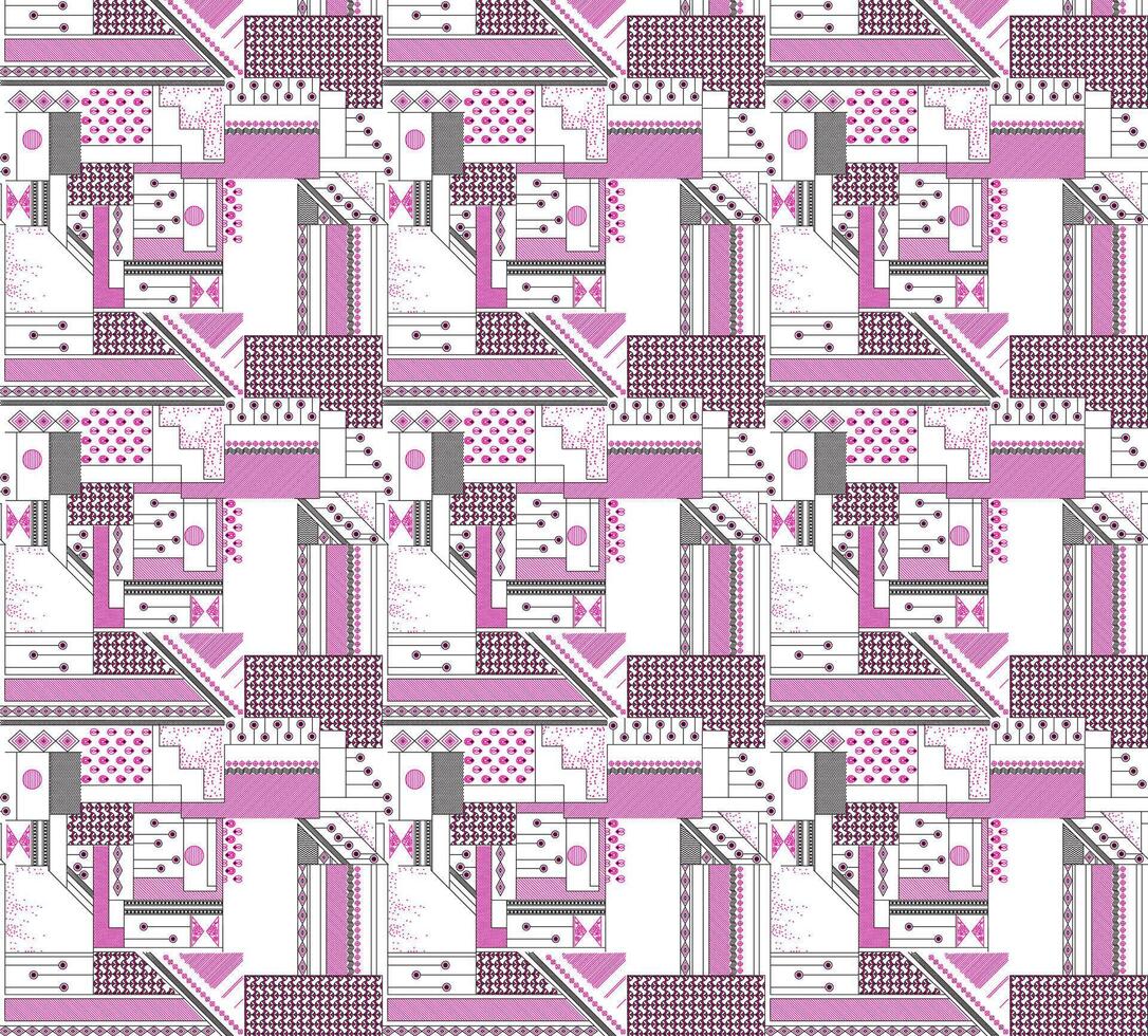 abstractie bestaande van geschilderd keuken gereedschap geschilderd Aan een kleurrijk achtergrond vector