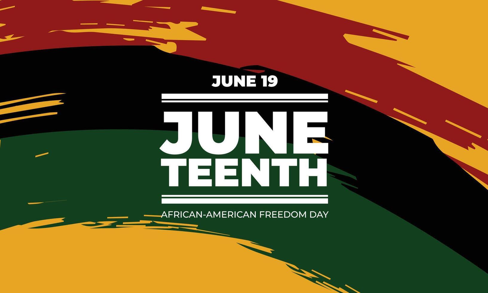 gelukkig juneteenth juni 19 vrijheid dag achtergrond illustratie vector