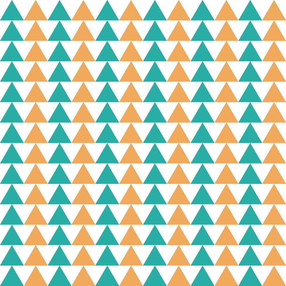 naadloos patroon met driehoeken Aan wit achtergrond vector
