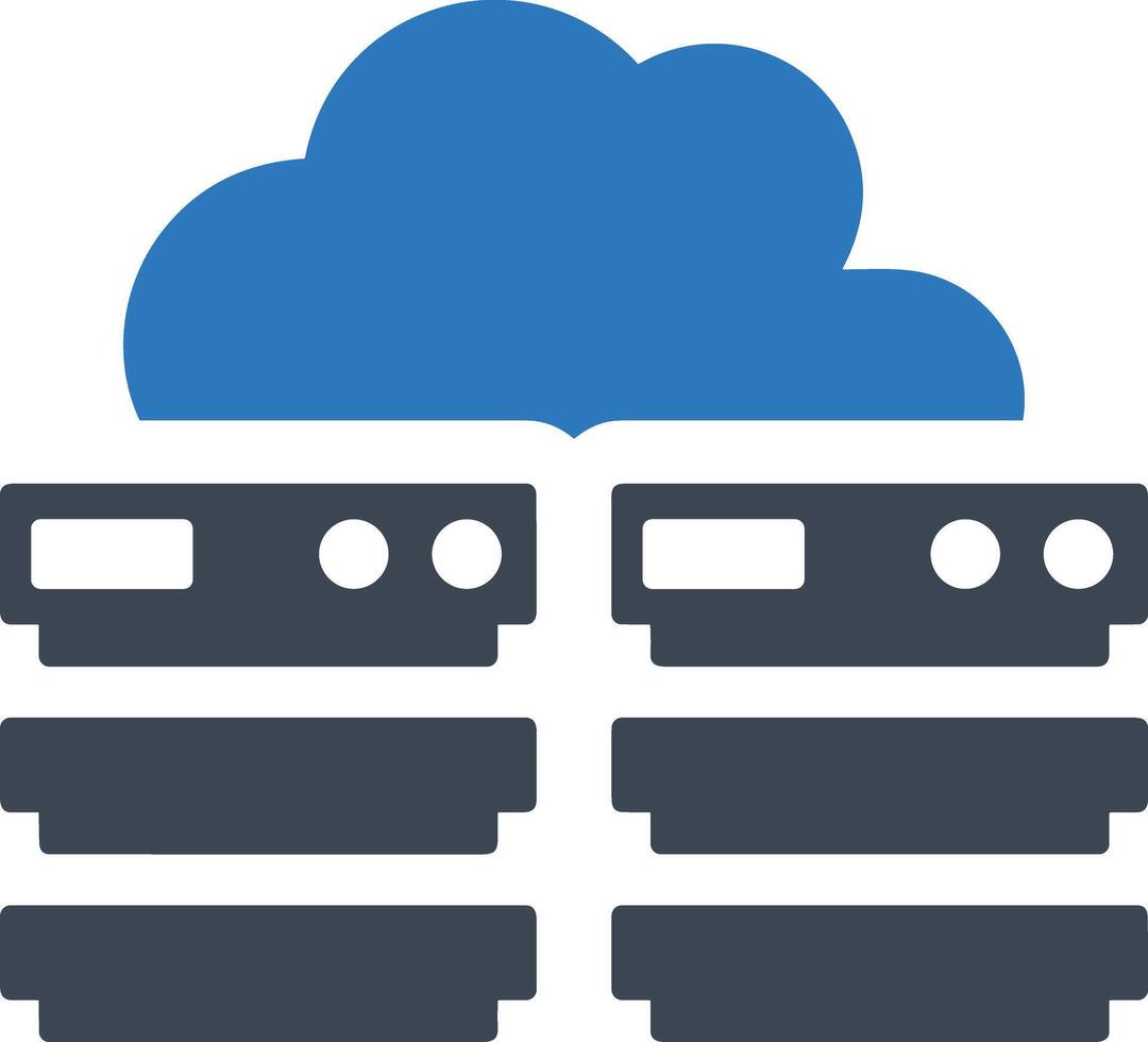 opslagruimte gegevens icoon symbool beeld voor databank illustratie vector