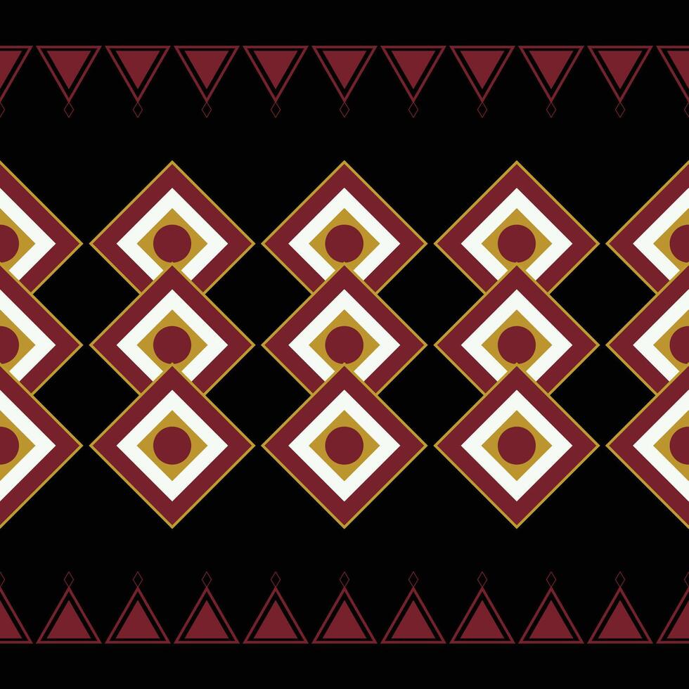 traditioneel etnisch ikat motief kleding stof achtergrond patroon meetkundig .Afrikaanse ikat borduurwerk etnisch oosters patroon zwart achtergrond behang. abstract, illustratie.textuur, frame, decoratie. vector